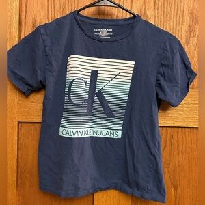Calvin Klein Jeans Kids Blue Graphic Tee